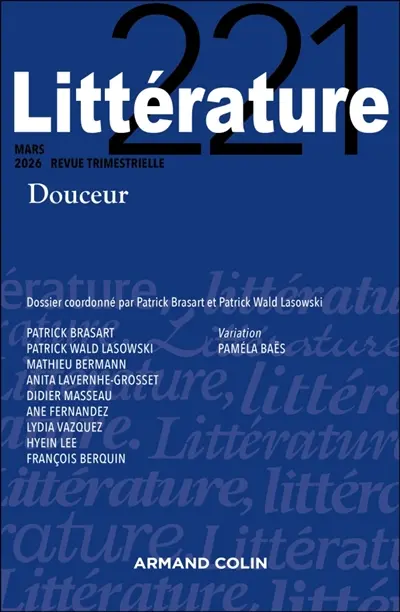 Littérature, n° 221. Douceur