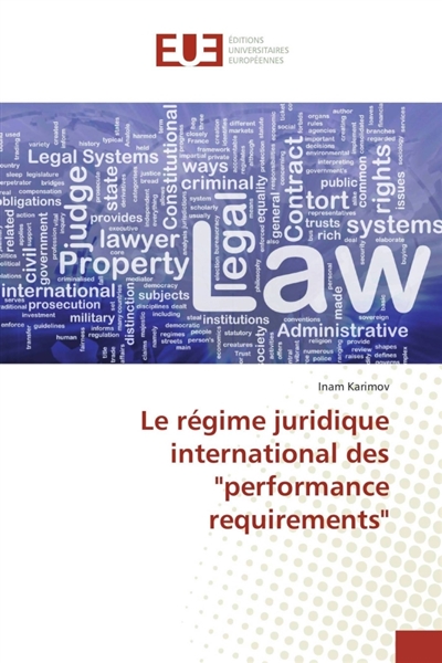 Le régime juridique...