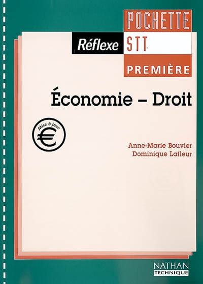 Economie-droit, première STT : pochette