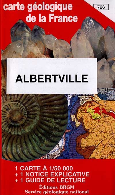 Albertville : carte géologique de la France à 1/50 000, 726