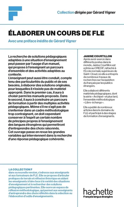 Elaborer un cours de FLE