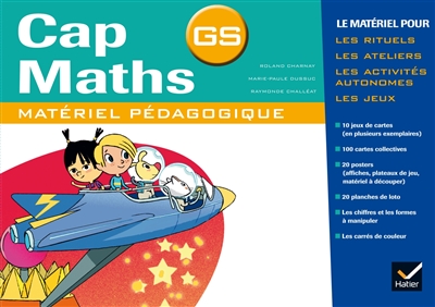 Cap maths, GS : programmes 2015 : matériel pédagogique