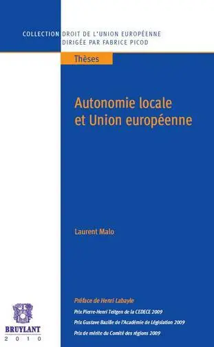 Autonomie locale et Union européenne