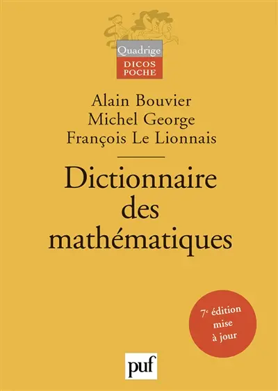 Dictionnaire des mathématiques