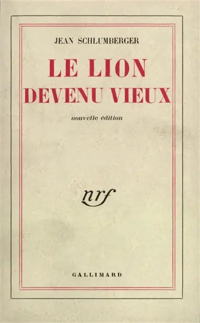 Le lion devenu vieux