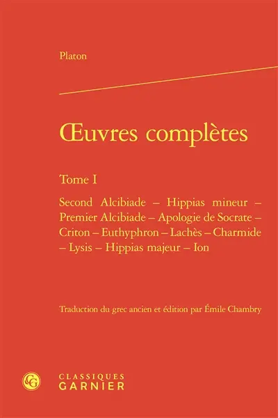 Oeuvres complètes. Vol. 1