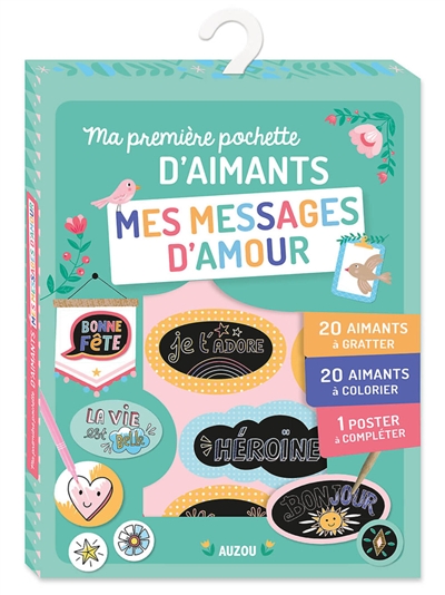 Mes messages d'amour : ma première pochette d'aimants