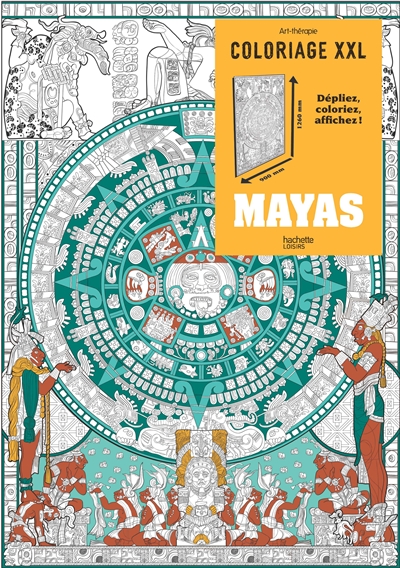 Coloriage XXL : Mayas