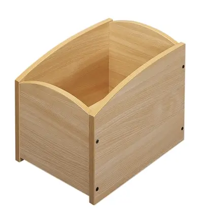 Bac à livres. 1 case, hêtre