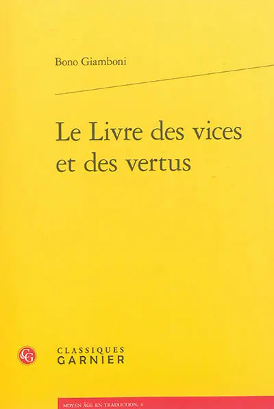 Le livre des vices et des vertus