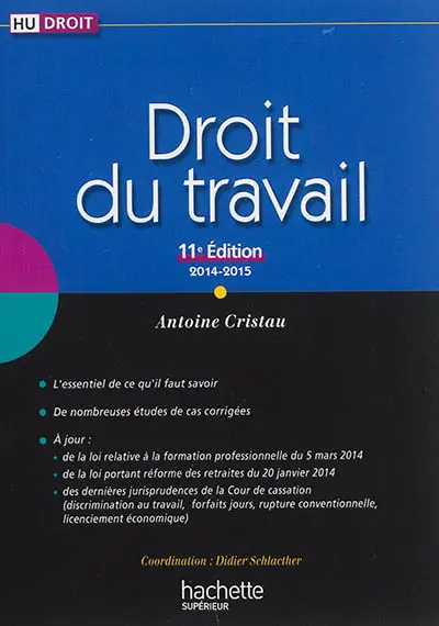 Droit du travail : 2014-2015