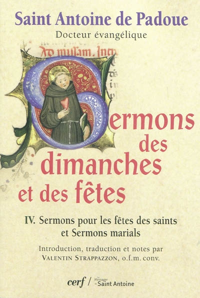 Sermons des dimanches et des fêtes. Vol. 4. Sermons pour les fêtes des saints et Sermons marials