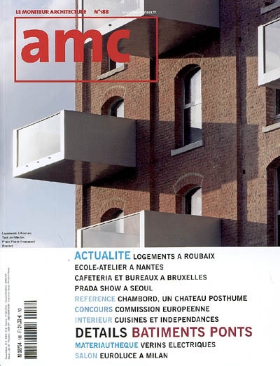 AMC, le moniteur architecture, n° 188