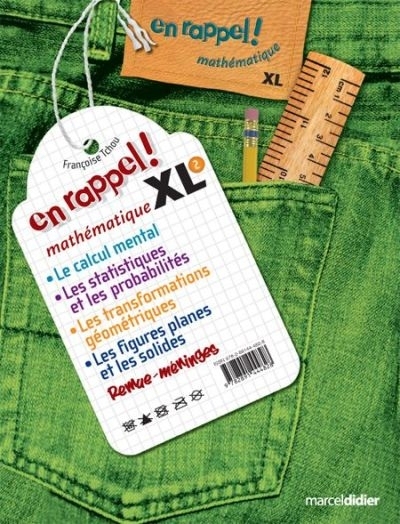 En rappel! : mathématique XL 2