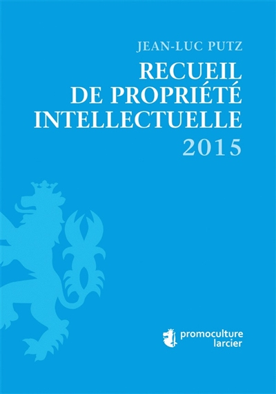 recueil de propriété intellectuelle 2015