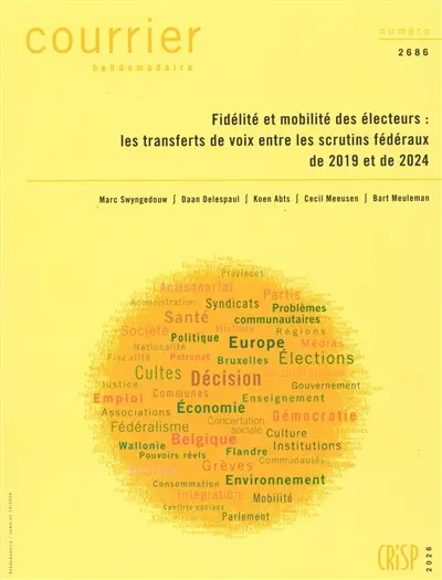 Courrier hebdomadaire, n° 2686. Fidélité et mobilité des électeurs : les transferts de voix entre les scrutins fédéraux de 2019 et de 2024