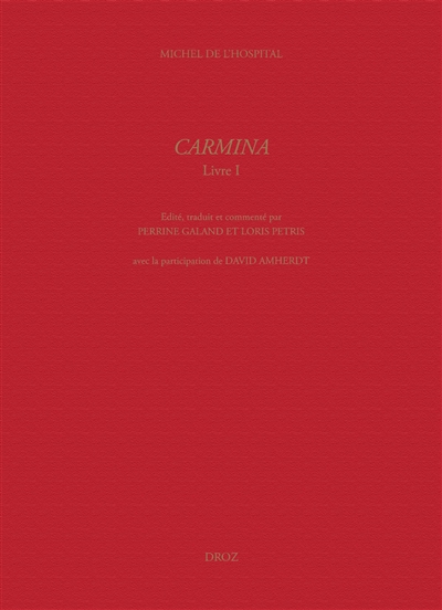 Carmina. Vol. 1