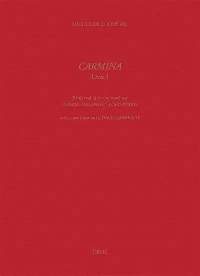 Carmina. Vol. 1