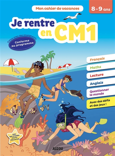 je rentre en cm1 : 8-9 ans