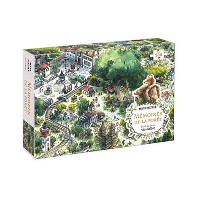 Mémoires de la forêt : puzzle de 500 pièces