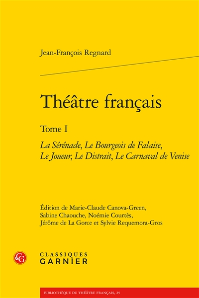 Théâtre français. Vol. 1