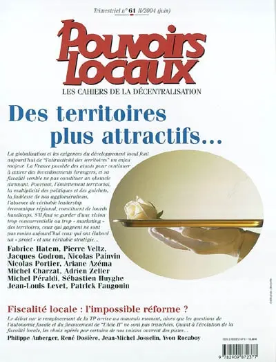 Pouvoirs locaux, n° 61. Des territoires plus attractifs...