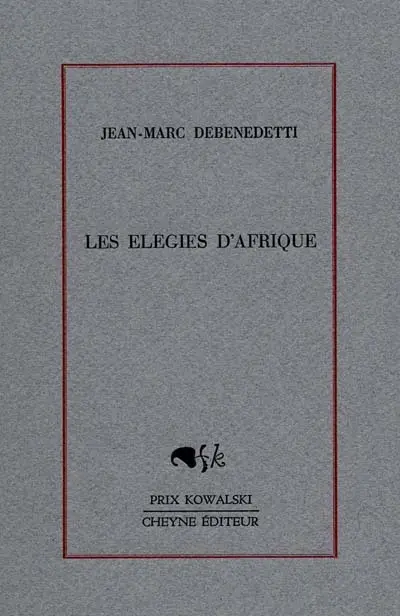 Les élégies d'Afrique