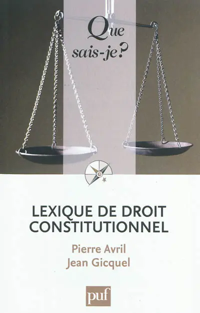 Lexique de droit constitutionnel