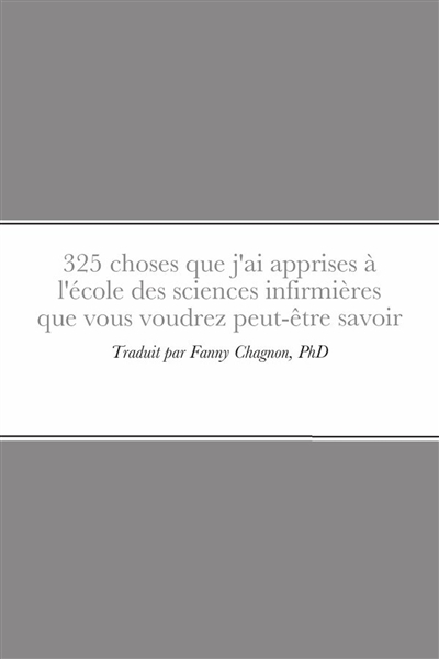 325 choses que j'ai...