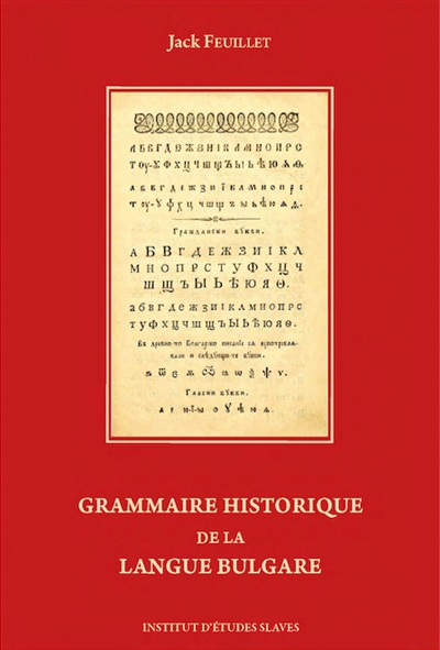 Grammaire historique de la langue bulgare