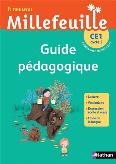 Le nouveau Millefeuille CE1, cycle 2 : guide pédagogique : programmes modifiés 2018