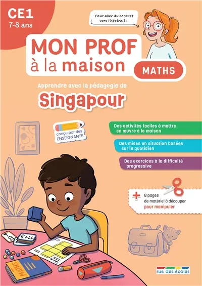 Maths CE1, 7-8 ans : apprendre avec la pédagogie de Singapour