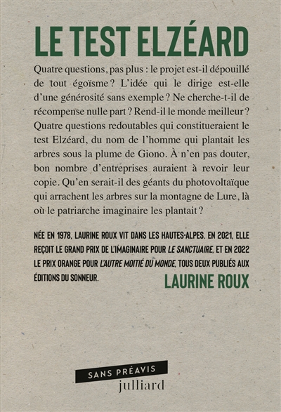 Le test Elzéard