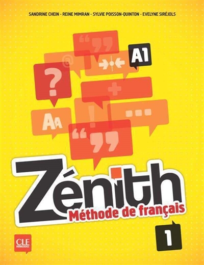 Zénith 1, A1 : méthode de français