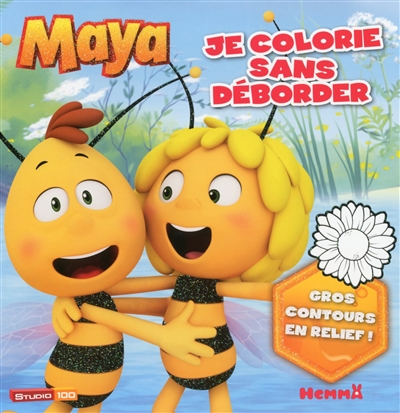 Maya, je colorie sans déborder : Maya et Willy