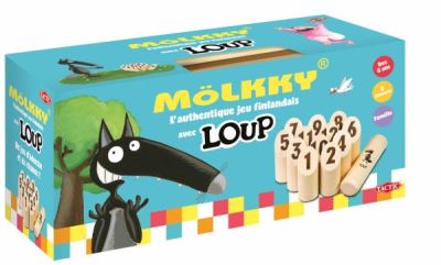 mölkky : l'authentique jeu finlandais avec loup