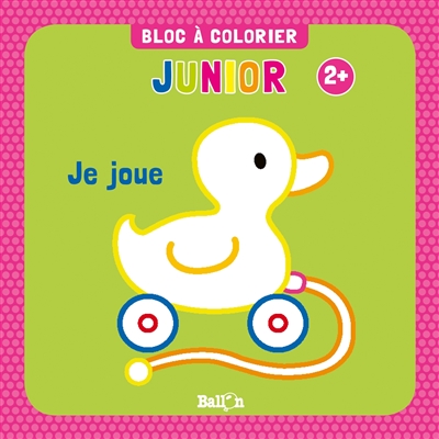 Bloc à colorier junior 2+ : je joue