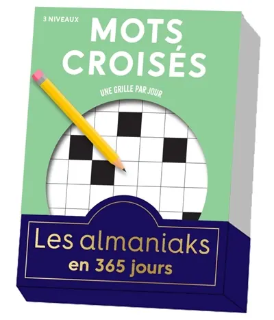 Mots croisés : une grille par jour : 3 niveaux