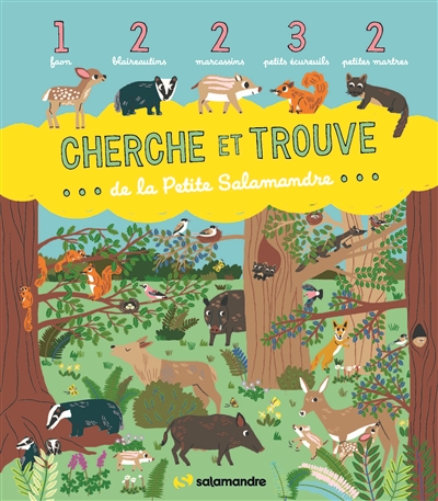 Cherche et trouve de la petite salamandre