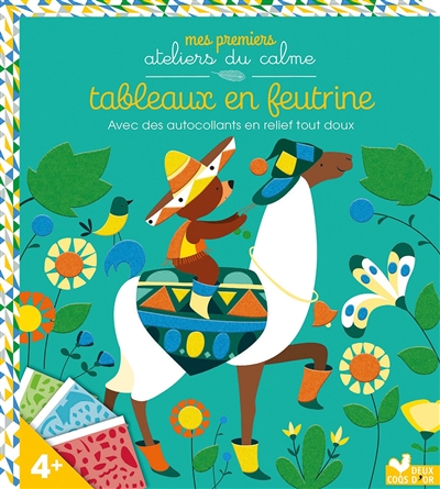 Tableaux en feutrine : avec des autocollants en relief tout doux