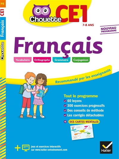 Français CE1, 7-8 ans : nouveau programme