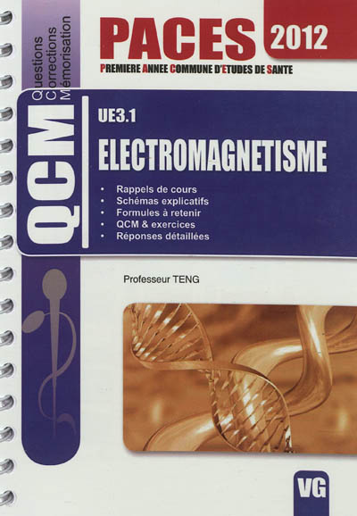 Electromagnétisme UE3.1