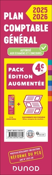 Plan comptable général 2025-2026 : pack édition augmentée