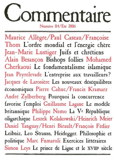 Commentaire, n° 114