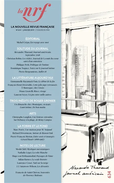 Nouvelle revue française, n° 634