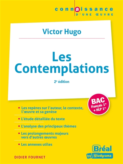 Les contemplations, Victor Hugo : bac français 1re + HLP 1re