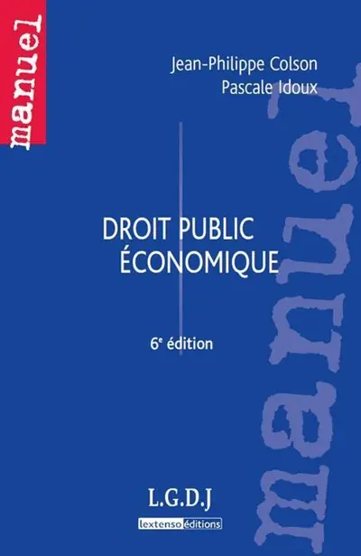 Droit public économique