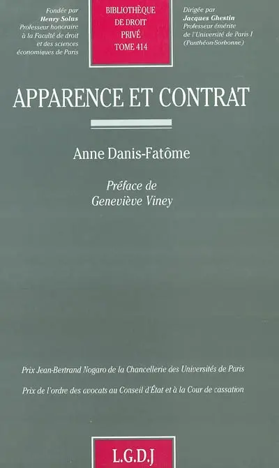 Apparence et contrat