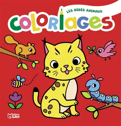 Les bébés animaux : coloriages