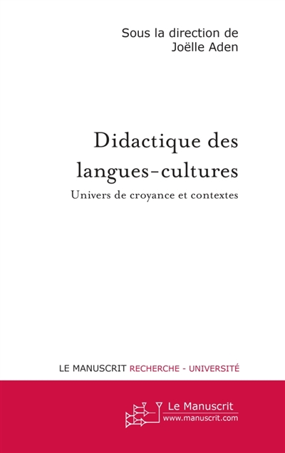Didactique des langues-cultures